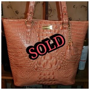 Like New Brahmin Asher Tulle Shoulder Tote